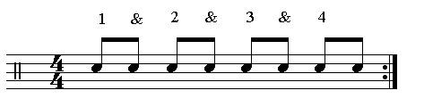 how to count eighth note